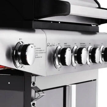 grill gazowy z piecem do pizzy