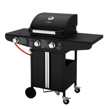 grill gazowy czarny 