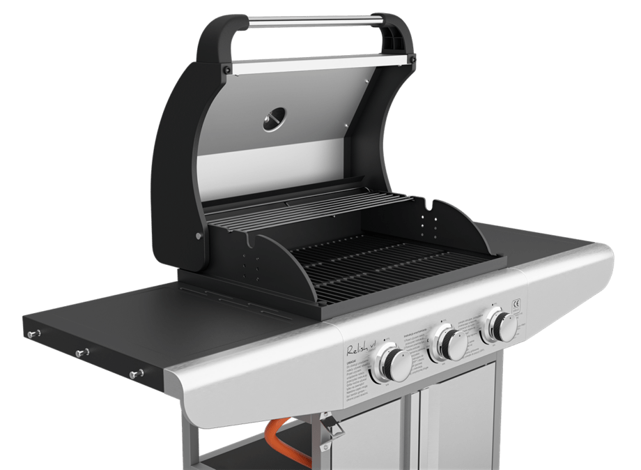 mały grill gazowy zestaw
