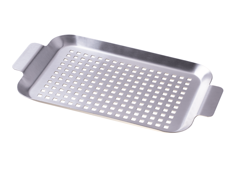taca do grillowania mala  cm x  cm stal nierdzewna grubabafaffbaccedddaa